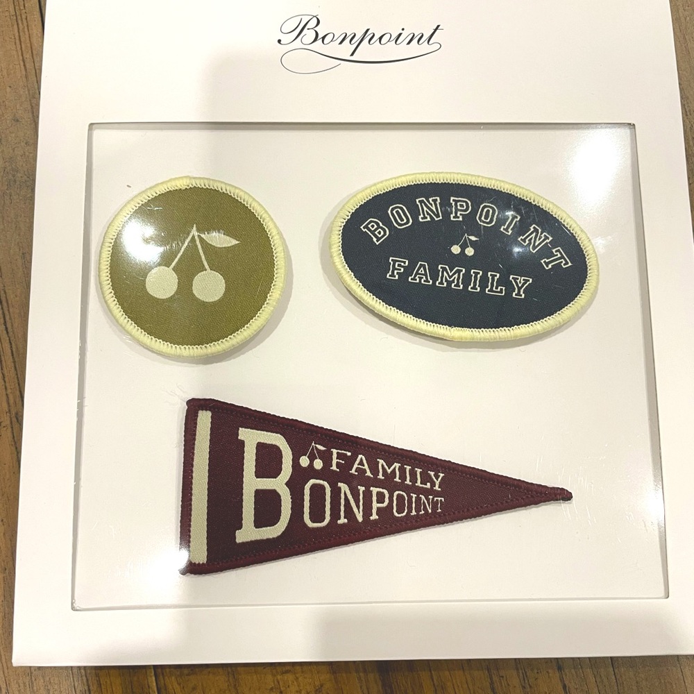 Bonpoint decorative patches for kids clothing
